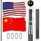 G128 Combo Pack: 20 Ft Telescoping Aluminum Flagpole (Black) & American and China Flags 3x5 Ft, Both ToughWeave Series Embroidered Polyester | Pole with Flags Included